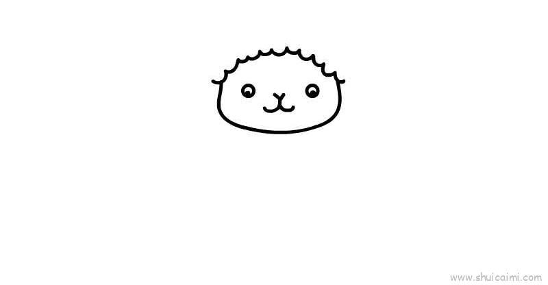 绵羊儿童画怎么画 绵羊简笔画简单又好看