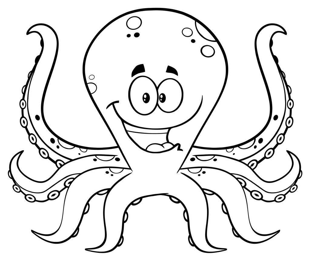 章鱼简笔画图片大全 章鱼简笔画图片大全彩色可爱