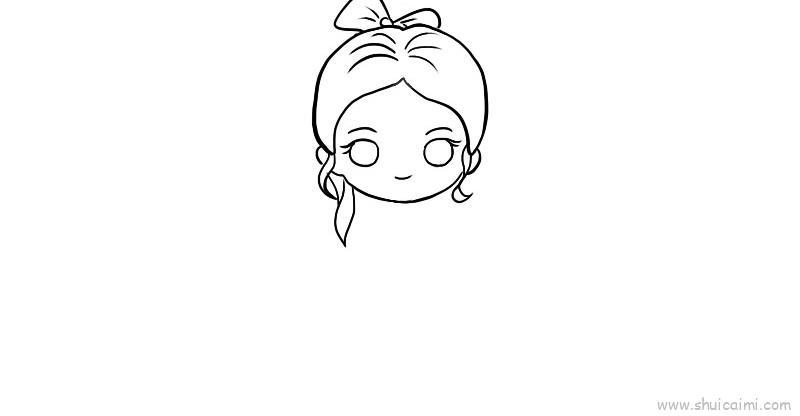 人物美少女儿童画怎么画 人物美少女简笔画画法