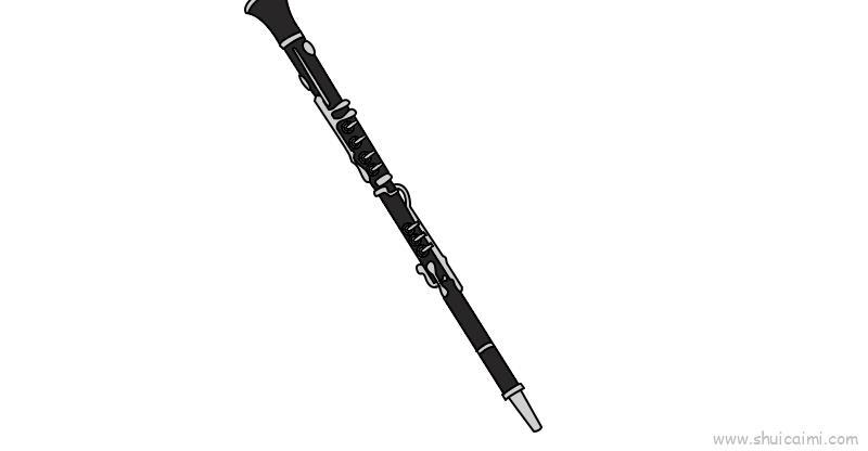 黑管儿童画怎么画 黑管简笔画简单又好看