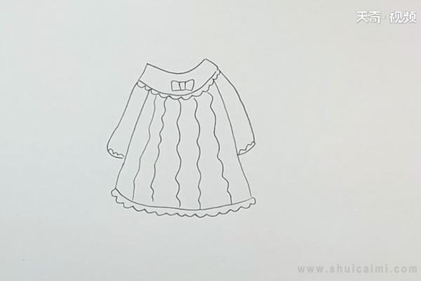 幼儿女孩服饰简笔画怎么画 幼儿女孩服饰简笔画图片