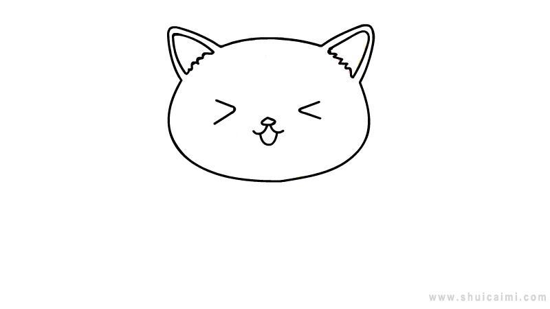 猫简笔画怎么画 猫简笔画步骤