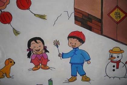 画一张过新年的绘画一等奖 过新年的绘画作品一等奖