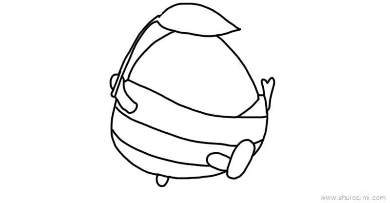 粽子儿童画怎么画 粽子简笔画简单又好看