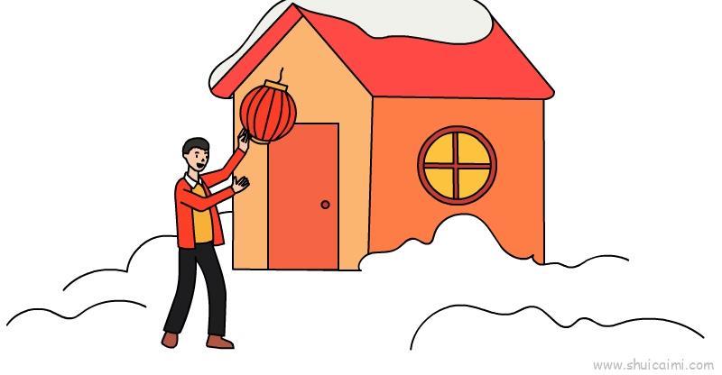 我爱我家儿童画怎么画 我爱我家简笔画简单