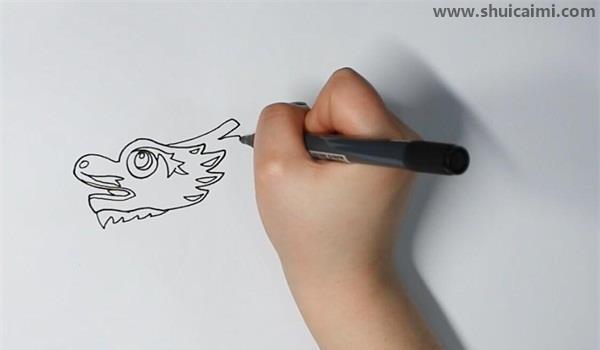 龙舟简笔画怎么画 龙舟简笔画步骤