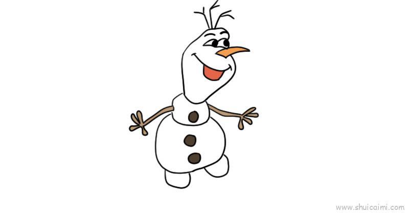 雪宝儿童画怎么画 雪宝简笔画图片大全