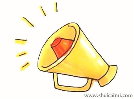 喇叭儿童简笔画