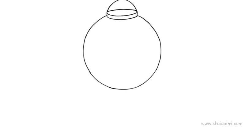 春节灯笼儿童画怎么画 春节灯笼简笔画画法