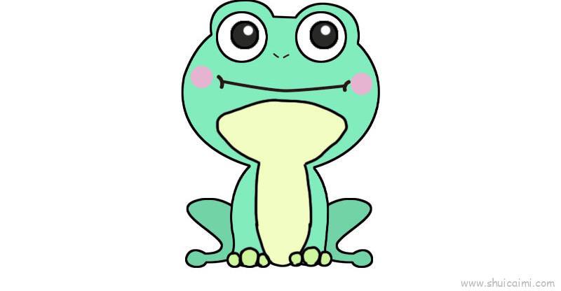 青蛙儿童画怎么画 青蛙简笔画图片