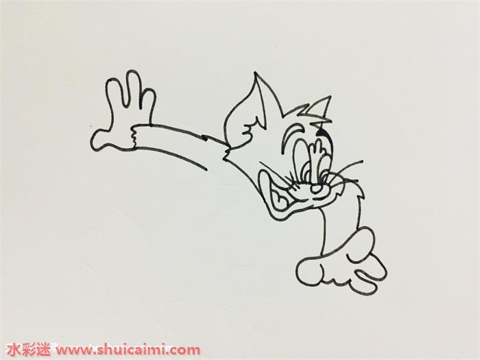 汤姆猫怎么画 汤姆猫简笔画简单又漂亮