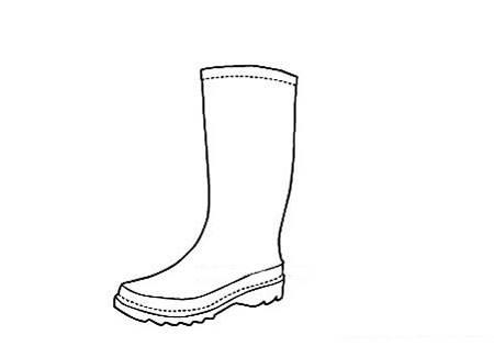 鞋子简笔画 鞋子简笔画彩色