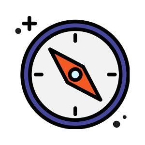 指南针简笔画 指南针简笔画儿童简笔画