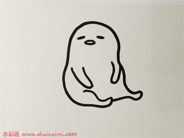 蛋黄哥怎么画 蛋黄哥简笔画步骤图