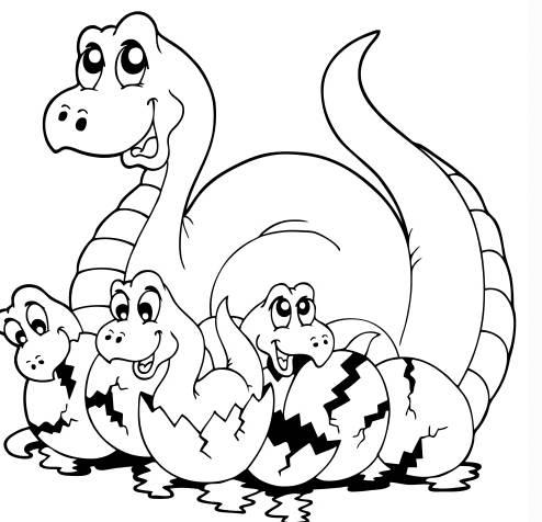 恐龙世界简笔画图片大全 恐龙世界简笔画图片大全大图