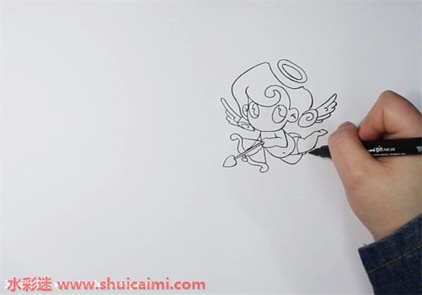 小天使和小恶魔怎么画 小天使和小恶魔简笔画图片彩色