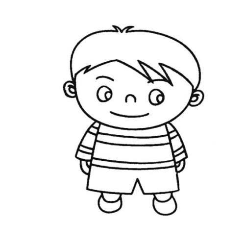 人物简笔画男孩 人物简笔画男孩头像