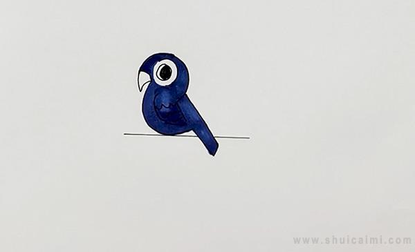 宠物鸟简笔画怎么画 宠物鸟简笔画顺序
