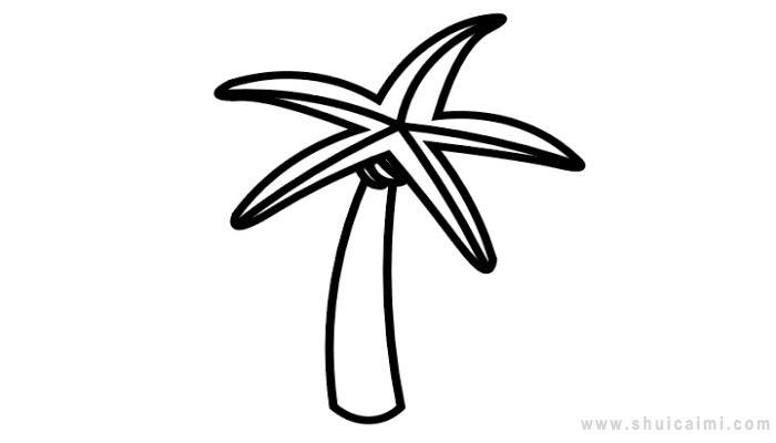 香蕉树简笔画怎么画 香蕉树简笔画步骤