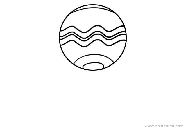 热气球儿童画怎么画 热气球简笔画画法