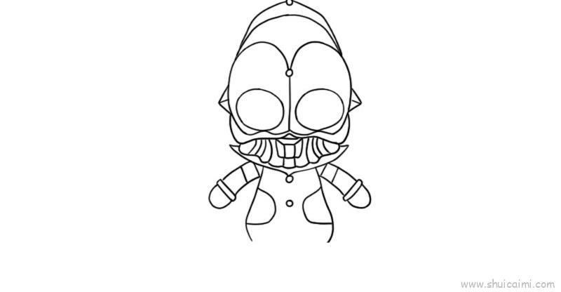 ​奥特之王儿童画怎么画 ​奥特之王简笔画图片