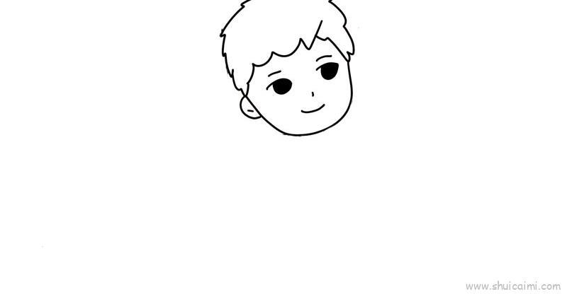 打羽毛球儿童画怎么画 打羽毛球简笔画画法