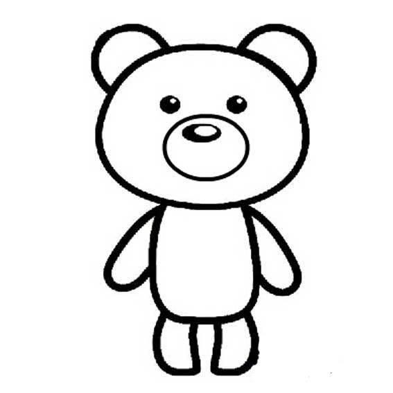 熊简笔画 熊简笔画简单