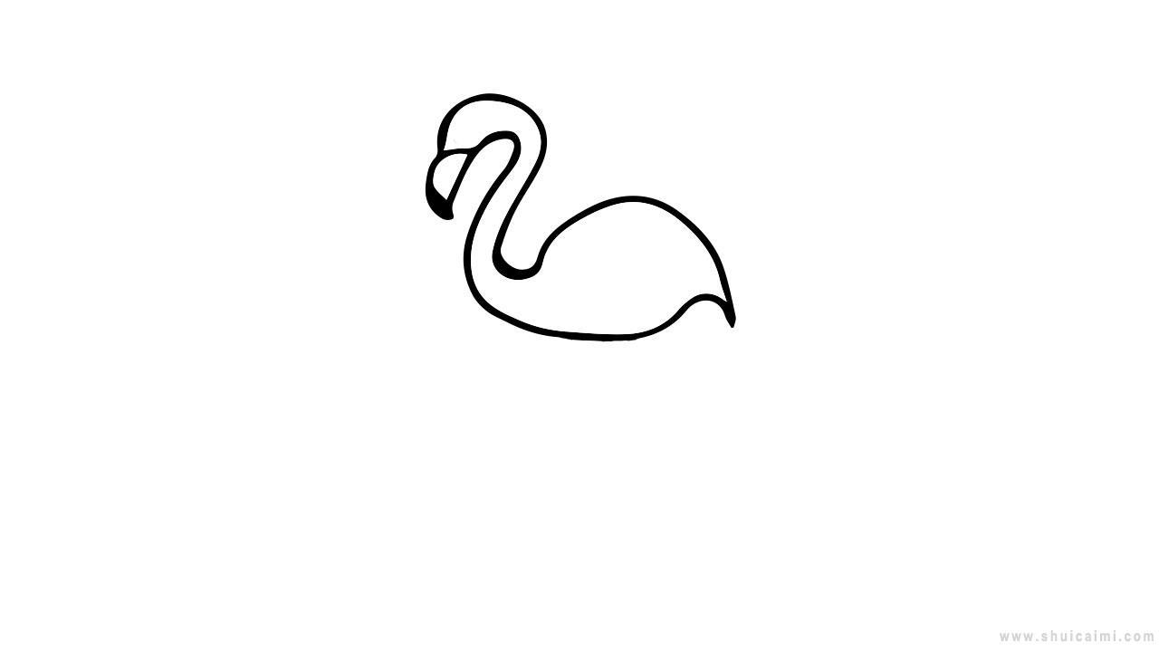 白鹤简笔画怎么画？简单又好看的白鹤简笔画步骤分享