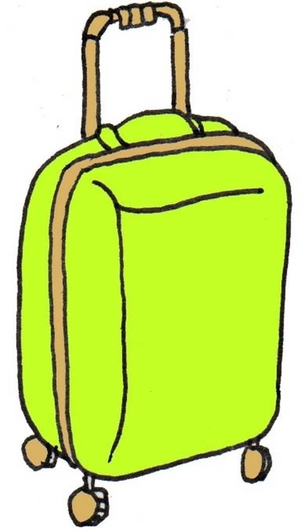 行李箱简笔画 行李箱简笔画可爱