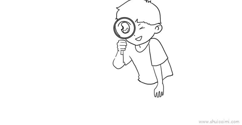 探索动物世界儿童画怎么画 探索动物世界简笔画简单