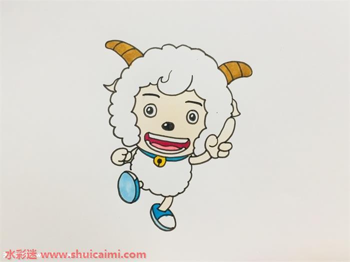 卡通可爱的喜羊羊怎么画 喜羊羊简笔画教程