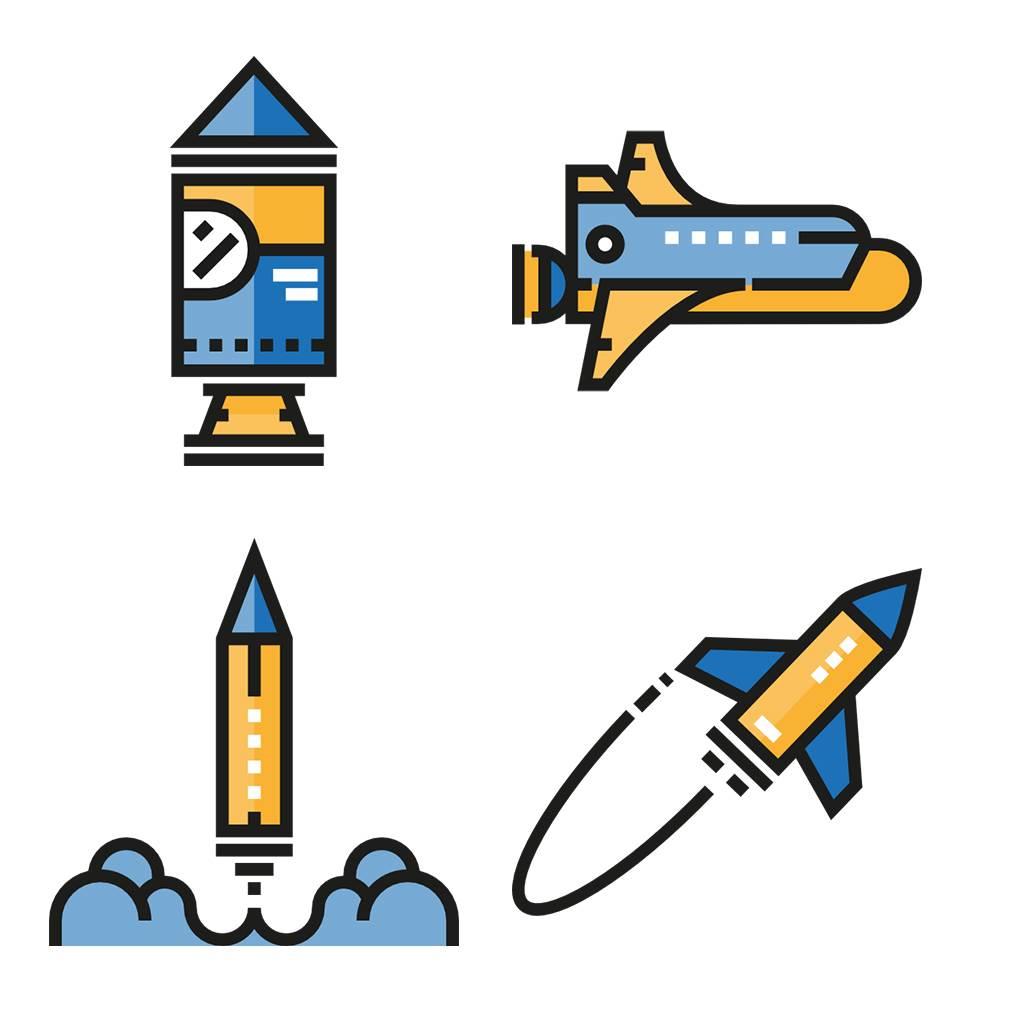 科技简笔画图片大全 科技简笔画图片大全科幻画