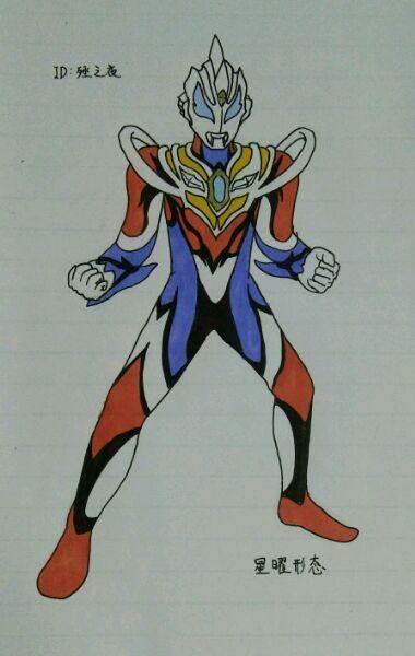 捷德奥特曼简笔画图片大全 捷德奥特曼简笔画图片大全简单