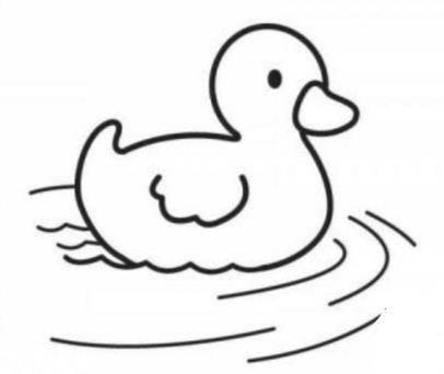 鸭子的简笔画 鸭子的简笔画简单又好看
