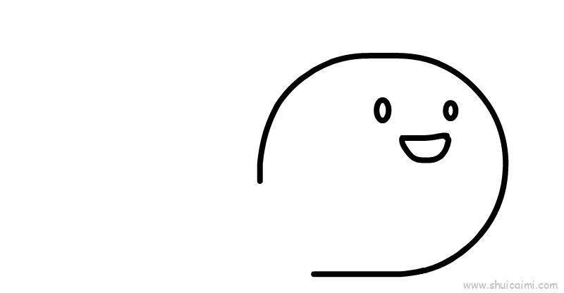 鲸鱼儿童画怎么画 鲸鱼简笔画图片