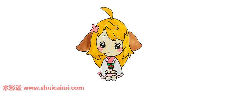 好看的涂山苏苏简笔画简单教程