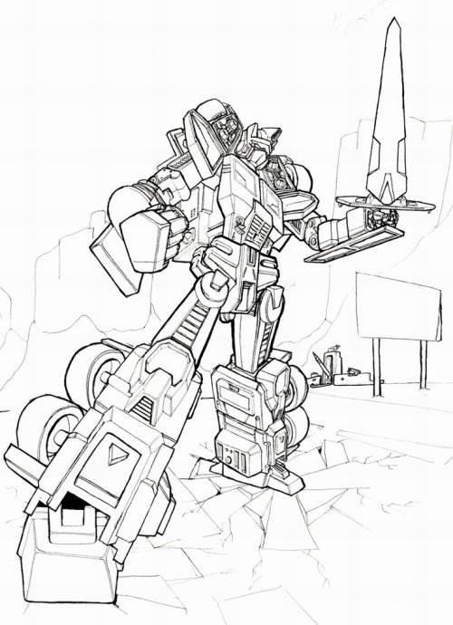 擎天柱简笔画 擎天柱简笔画怎么画