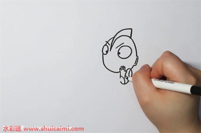 奥特曼打怪兽怎么画 奥特曼打怪兽简笔画步骤