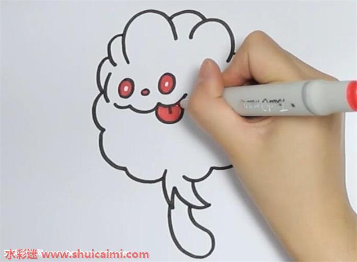 绵绵泡芙怎么画 绵绵泡芙简笔画简单好看