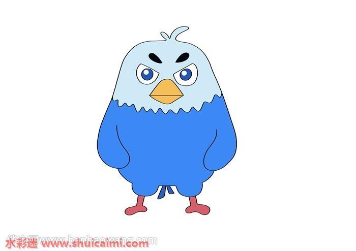 老鹰怎么画 老鹰简笔画简单易画彩色