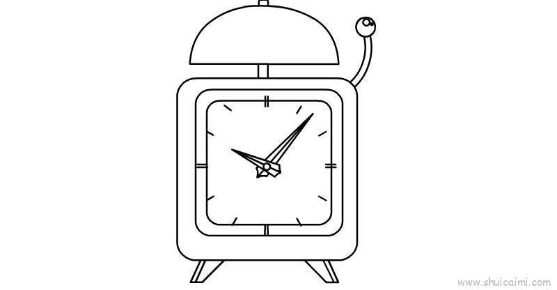 钟表儿童画怎么画 钟表简笔画好看