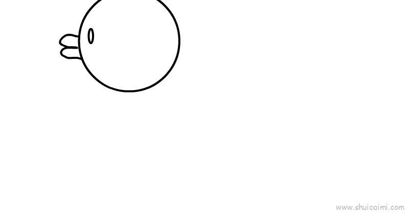 小黄鸭游泳圈儿童画怎么画 小黄鸭游泳圈简笔画简单