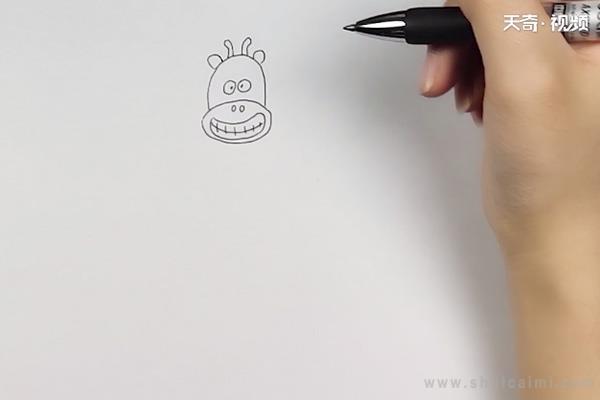 长颈鹿简笔画怎么画 长颈鹿简笔画顺序