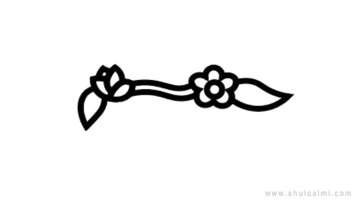 花环简笔画怎么画 花环简笔画顺序