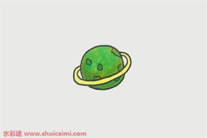 水星怎么画 水星简笔画步骤图