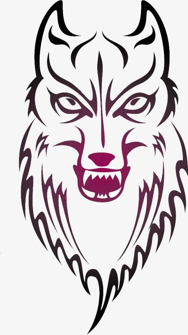 狼头简笔画图片大全 狼头简笔画图片大全大图