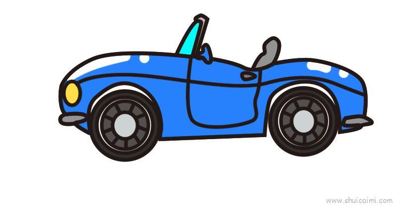汽车儿童画怎么画 汽车简笔画图片