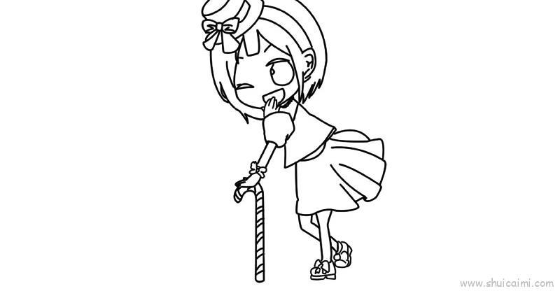 q版小女孩儿童画怎么画 q版小女孩简笔画简单又好看