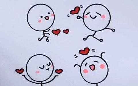 比心简笔画 比心简笔画手势
