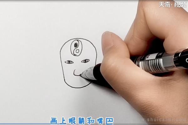 脸谱简笔画怎么画 脸谱简笔画步骤